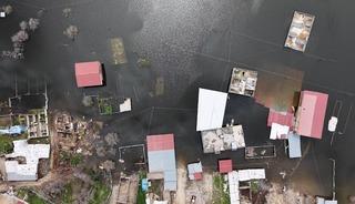 Yer: Diyarbakır... Baraj kapakları a&ccedil;ıldı: 10 ev sulara teslim!