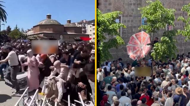 10 ton bedava dağıtıldı, insanlar birbirinin üstünden geçti