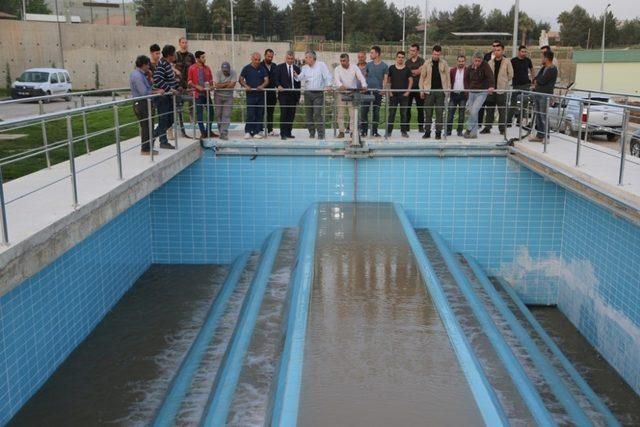 Cizre arıtma tesisinde su basıncı testine başlandı