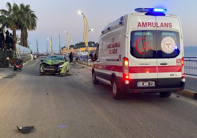 Aydın da otomobille &ccedil;arpışan elektrikli skuter s&uuml;r&uuml;c&uuml;s&uuml; &ouml;ld&uuml; 1