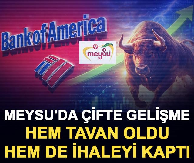 MEYSU'da &ccedil;ifte gelişme: Hem tavan oldu hem de ihaleyi kaptı
