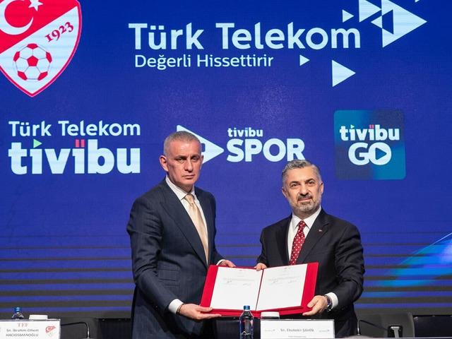 T&uuml;rk Telekom ve TFF'den yayın anlaşması! 2. ve 3. lig ma&ccedil;ları Tivibu'da yayınlanacak
