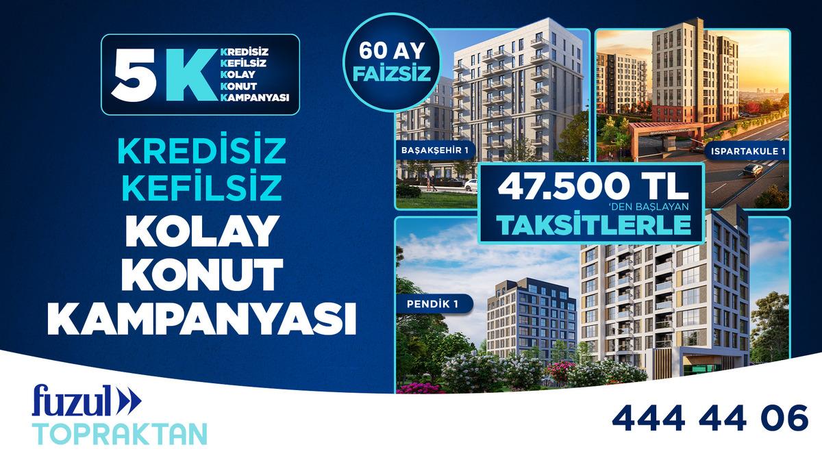 İstanbul da 47.500 TL’den başlayan taksitlerle konut sahibi olma fırsatı 1