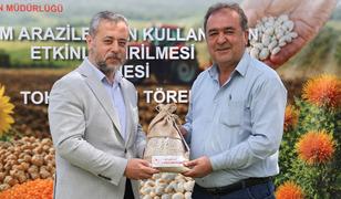 Nevşehir'de &ccedil;ift&ccedil;ilere 22,2 ton kuru fasulye tohumu dağıtıldı