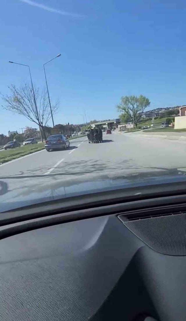 Patenli gen&ccedil;lerin tehlikeli yolculuğu kamerada 1