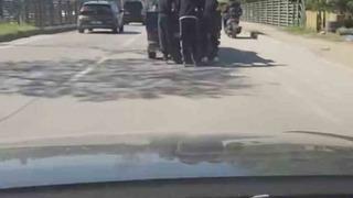 Patenli gençlerin tehlikeli yolculuğu kamerada