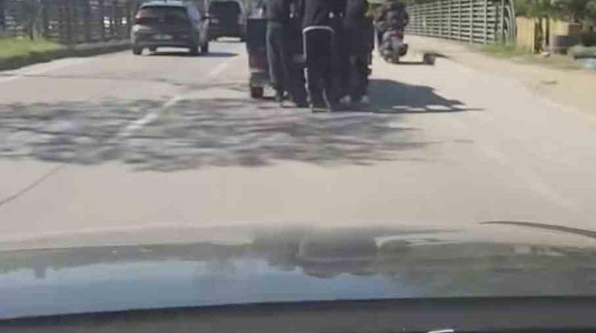 Patenli gen&ccedil;lerin tehlikeli yolculuğu kamerada