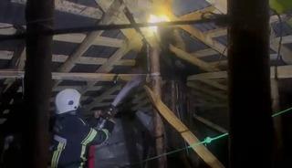 Erzurum&rsquo;da korkutan yangın