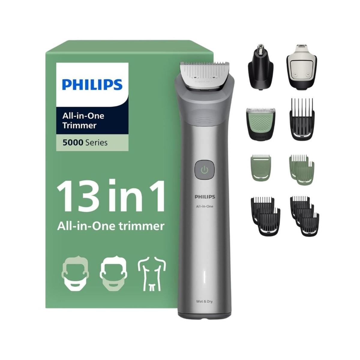 Kişisel bakımda eksiksiz çözüm: Philips 13’ü 1 Arada Bakım Seti indirimde 1