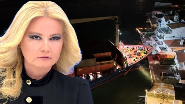 Yük gemisinin Müge Anlı'nın yalısına çarptığı iddia edildi! Gerçek ortaya çıktı