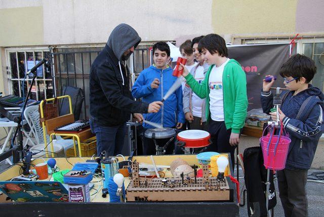 Çocuklar Mini Maker Festivali’nde doyasıya eğlendi 