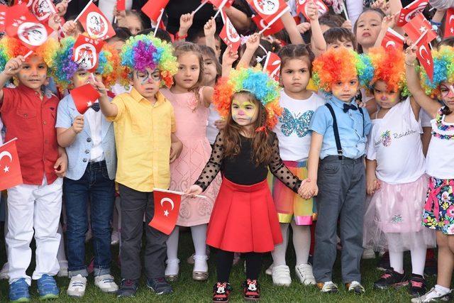 Büyükşehir’in miniklerinin bayram coşkusu