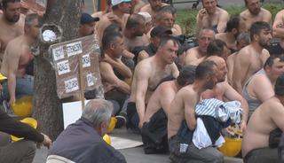 Maden iş&ccedil;ilerinin eylemi sona erdi