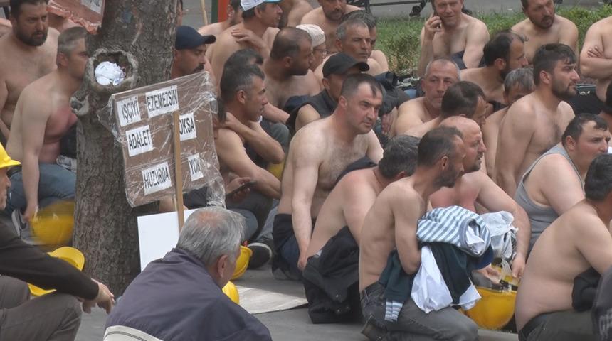 Ankara'da madenciler a&ccedil;lık grevi başlatmıştı! İ&ccedil;işleri Bakanlığı: "Uzlaşma sağlandı"