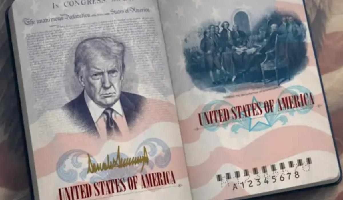 Trump portreli pasaport dönemi! Resmen açıklandı 1