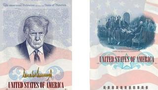 Trump portreli pasaport d&ouml;nemi! Resmen a&ccedil;ıklandı
