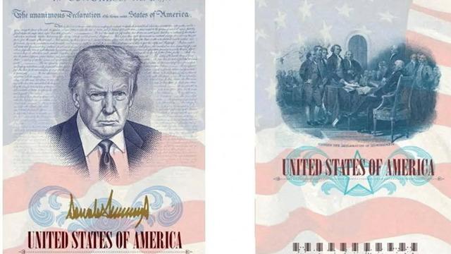 Trump portreli pasaport dönemi! Resmen açıklandı