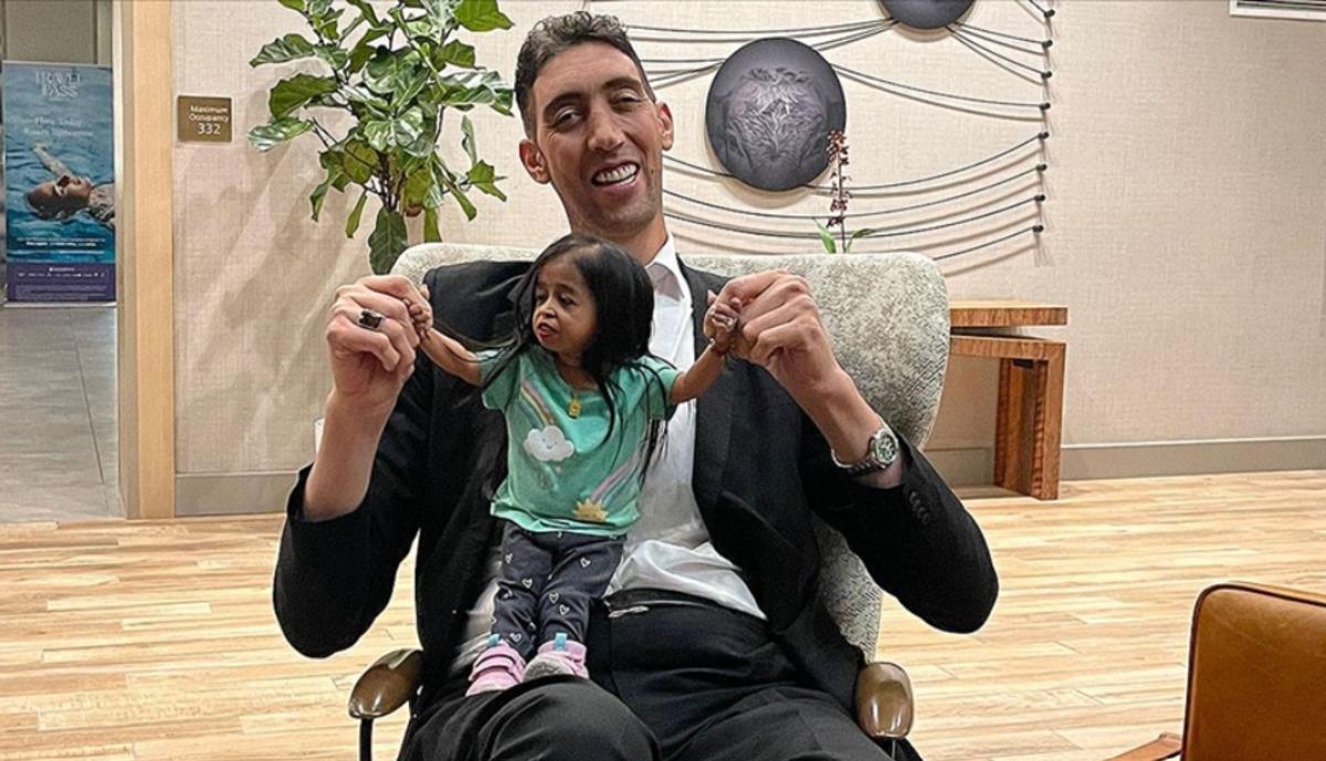 D&uuml;nyanın en uzun adamı Sultan K&ouml;sen ilk kez anlattı! Eşi neden terk etti? 2