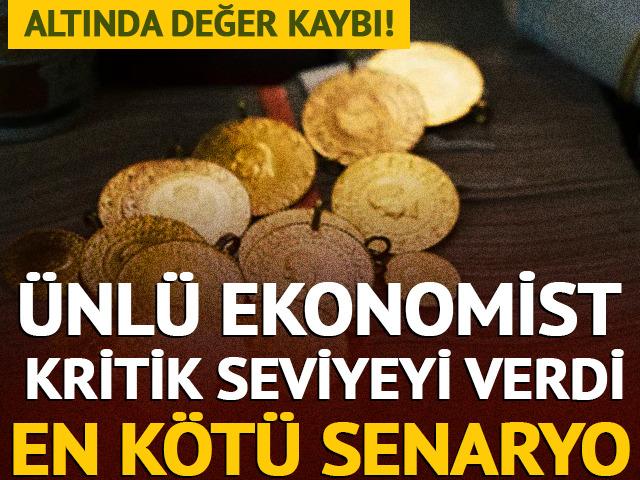 Altında değer kaybı!  &Uuml;nl&uuml; ekonomist kritik seviyeyi verdi