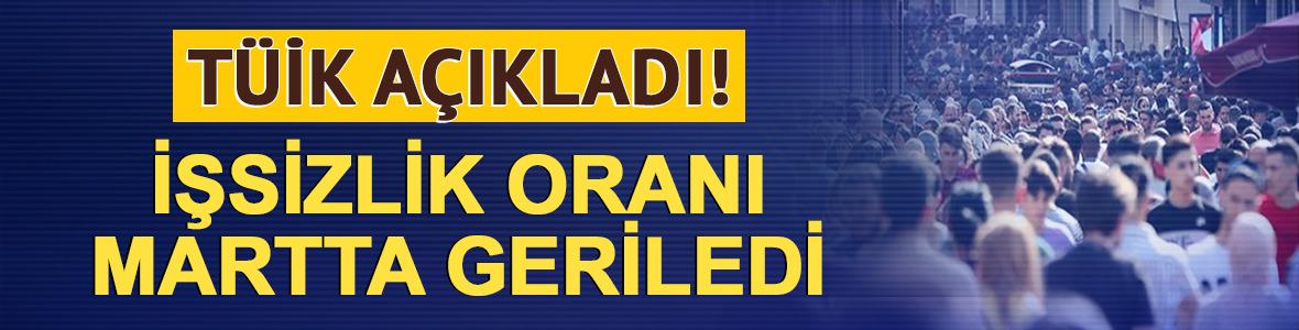 T&Uuml;İK a&ccedil;ıkladı! İşsizlik oranı martta geriledi