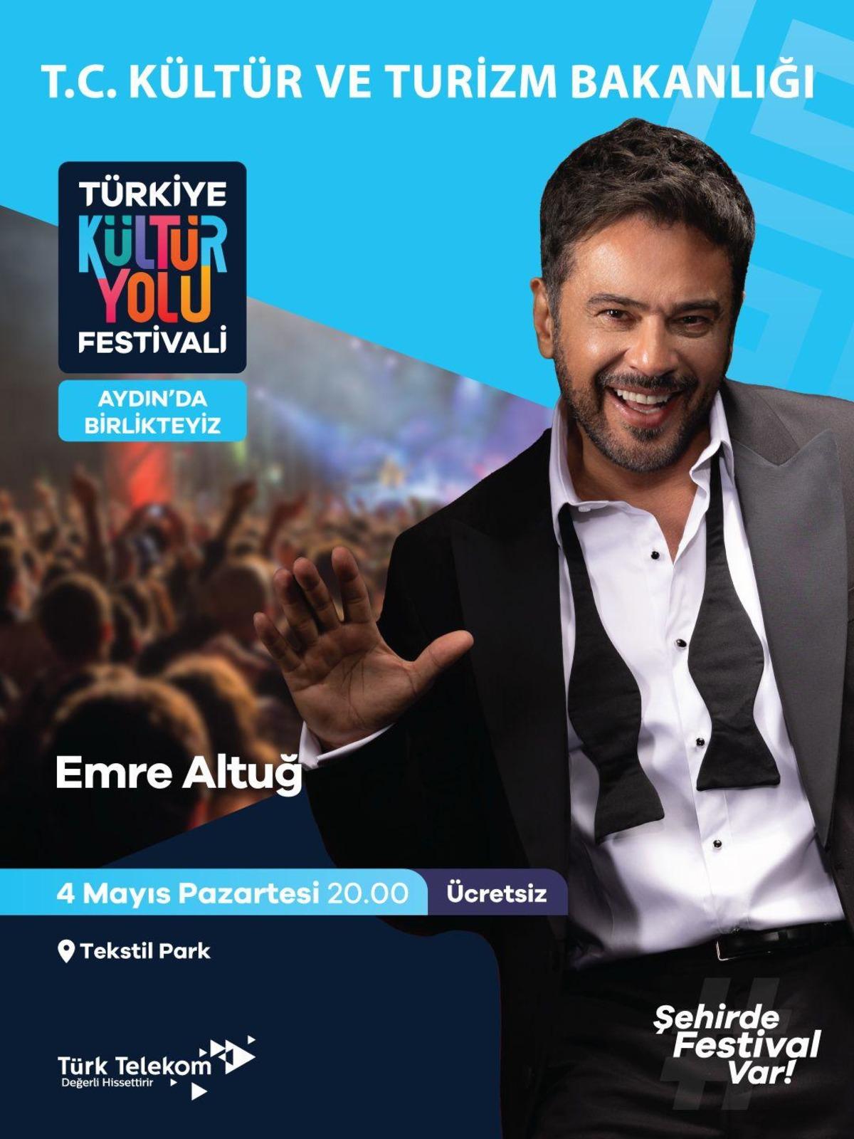 T&uuml;rkiye K&uuml;lt&uuml;r Yolu Festivali ilk kez Aydın da! Bakan Ersoy: &ldquo;Aydın ın k&uuml;lt&uuml;rel zenginliklerini daha g&ouml;r&uuml;n&uuml;r kılacağız&rdquo;  1