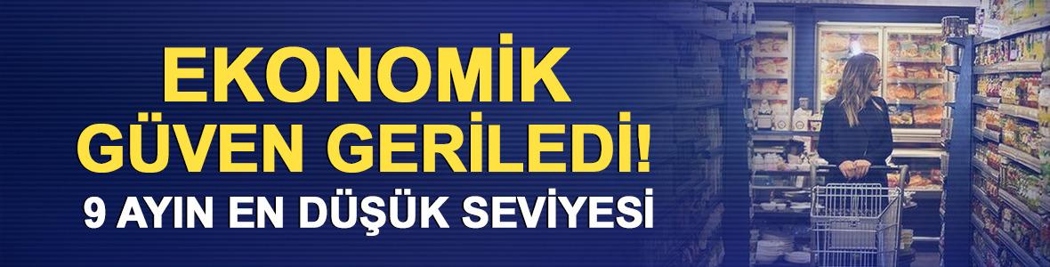 T&Uuml;İK duyurdu! Ekonomik g&uuml;ven endeksi 96,4'e geriledi