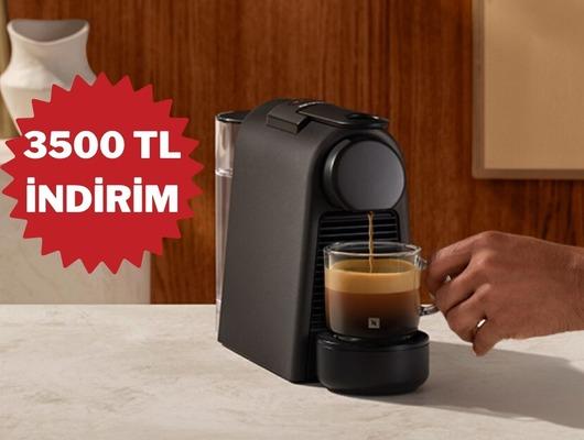 Nespresso kahve makinesinde bug&uuml;ne &ouml;zel dev fırsat!