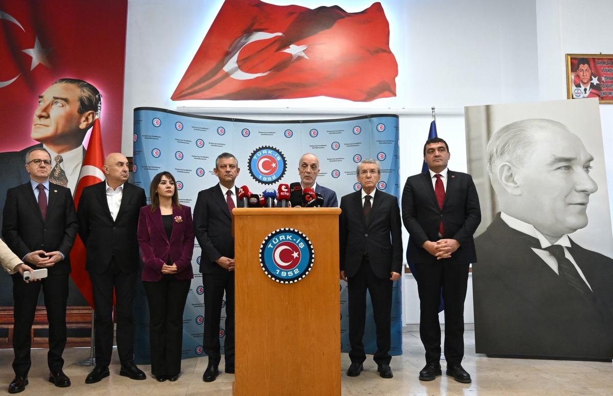 &Ouml;zel den T&Uuml;RK-İŞ e ziyaret  İş&ccedil;ilere bir bayram hediyesi verelim  2