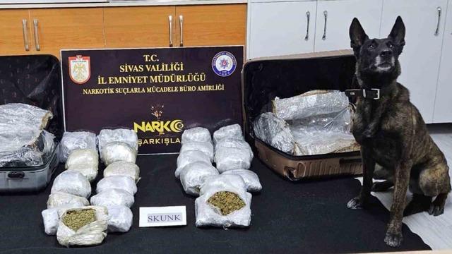 Sivas&rsquo;ta 12 kilo uyuşturucu ele ge&ccedil;irildi: 2 tutuklama 1