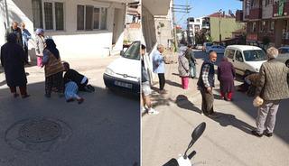 Aracın &ccedil;arptığı yaşlı kadın hayatını kaybetti