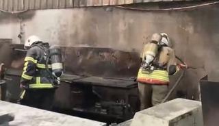 D&ouml;rtyol&rsquo;da tel fabrikasında yangın