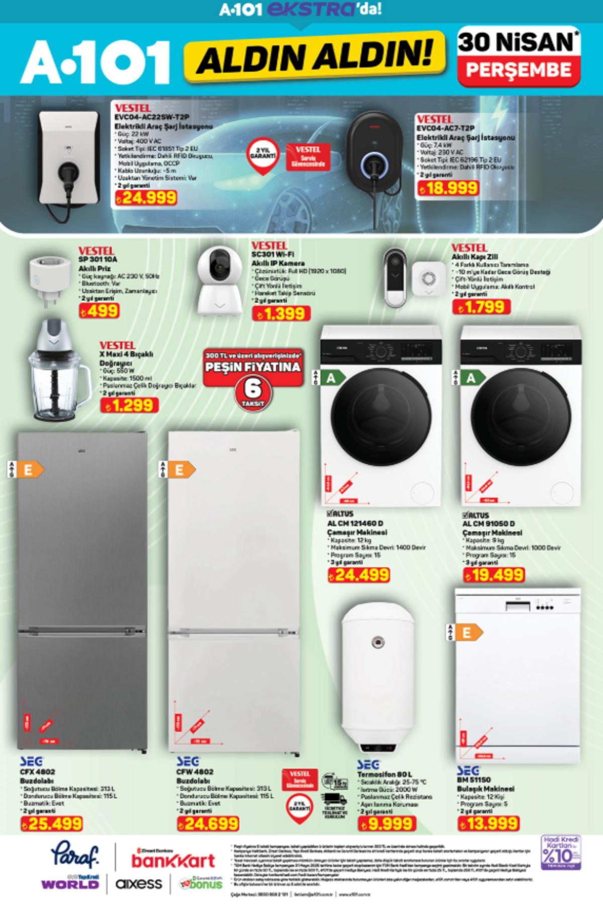 A101 e iPhone 17 Pro Max geliyor! 30 Nisan 2026 A101 kataloğu 8