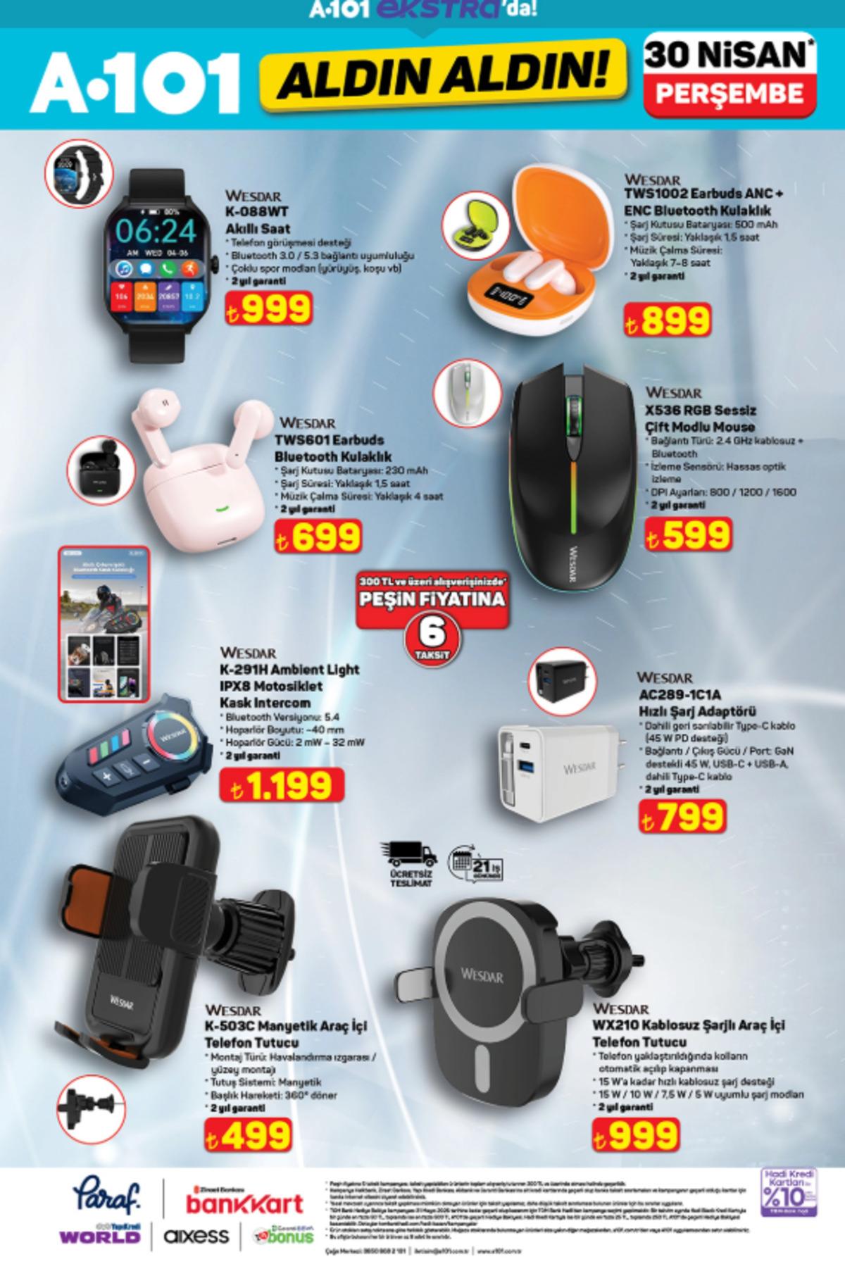 A101 e iPhone 17 Pro Max geliyor! 30 Nisan 2026 A101 kataloğu 9