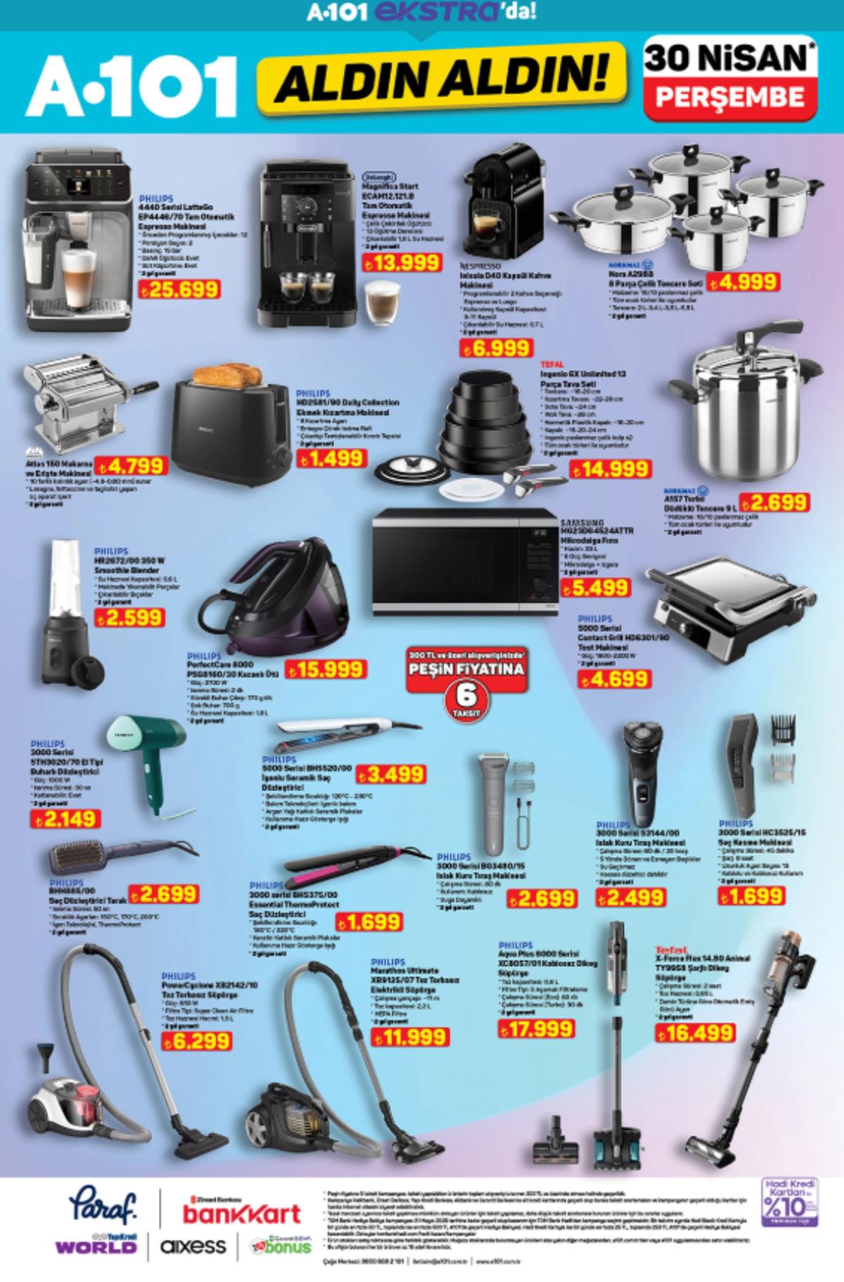 A101 e iPhone 17 Pro Max geliyor! 30 Nisan 2026 A101 kataloğu 19