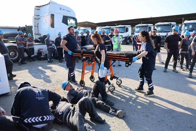 112 g&ouml;revlileri tatbikatı ger&ccedil;ek zannetti 1