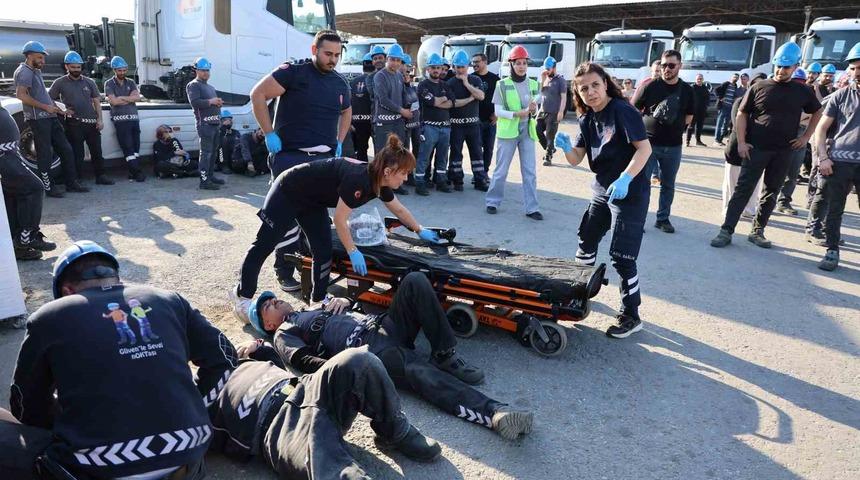 112 g&ouml;revlileri tatbikatı ger&ccedil;ek zannetti