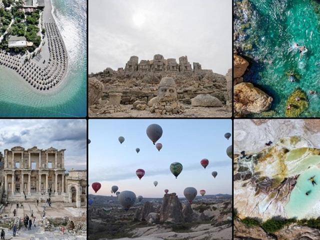 Turizmde 1. &ccedil;eyrek geliri 9 milyar 896 milyon 456 bin dolar oldu