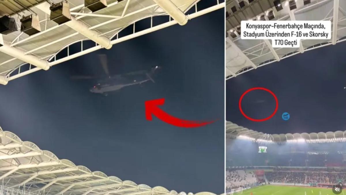Konyaspor-Fenerbahçe maçında F-16 ve Sikorsky uçurmuştu! MSB o iddiaları doğruladı - Güncel Haberler