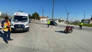 Karaman’da motosiklet kazası: 1 yaralı