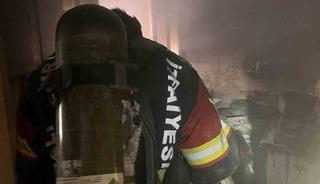 Edremit&rsquo;te korkutan ev yangını