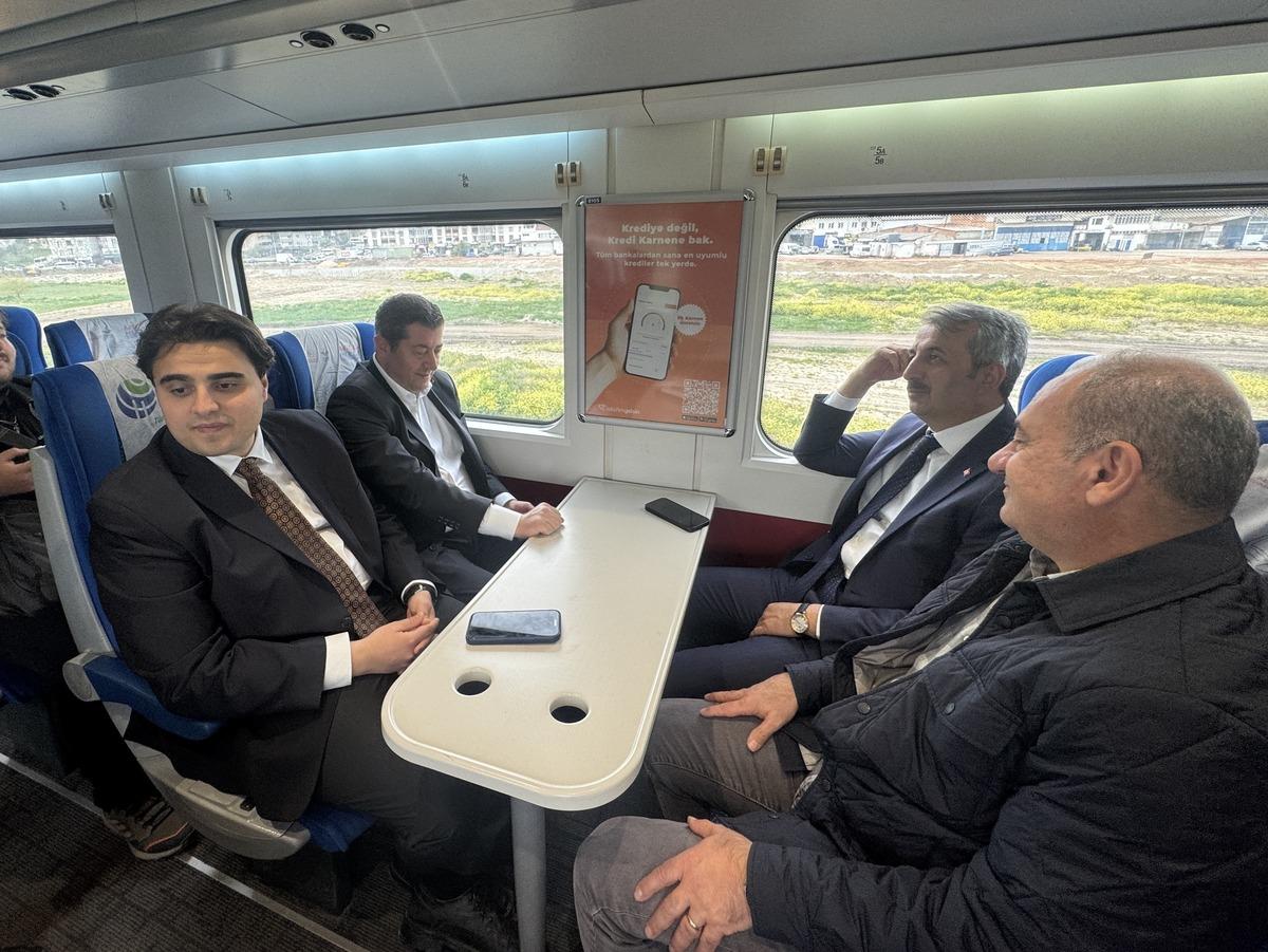 Edirne de hızlı tren heyecanı! Vali test s&uuml;r&uuml;ş&uuml;ne katıldı 2