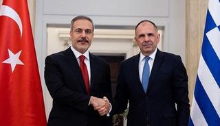 Bakan Fidan, Yunan mevkidaşı ile g&ouml;r&uuml;şt&uuml;