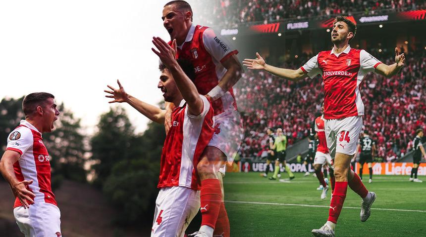 Demir Ege Tıknaz Braga formasıyla Avrupa Ligi yarı finalinde coştu