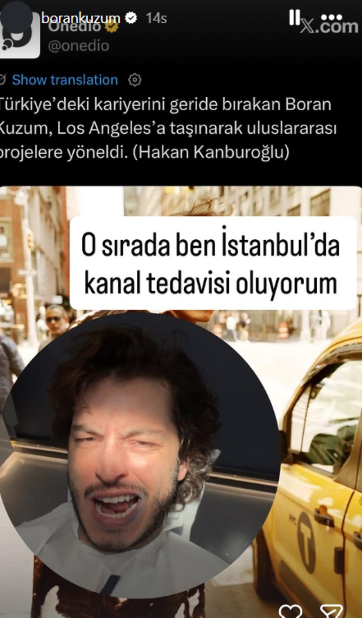 Boran Kuzum &uuml;lkeyi terk etti mi? Bakın nereden paylaştı 1