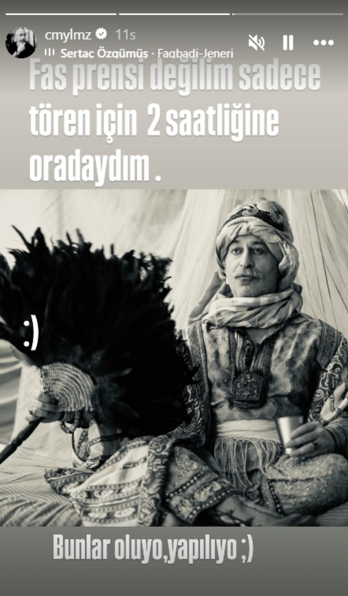Fas Sultanı Moulay Youssef e benzetildi! Cem Yılmaz dan g&uuml;ld&uuml;ren paylaşım 1