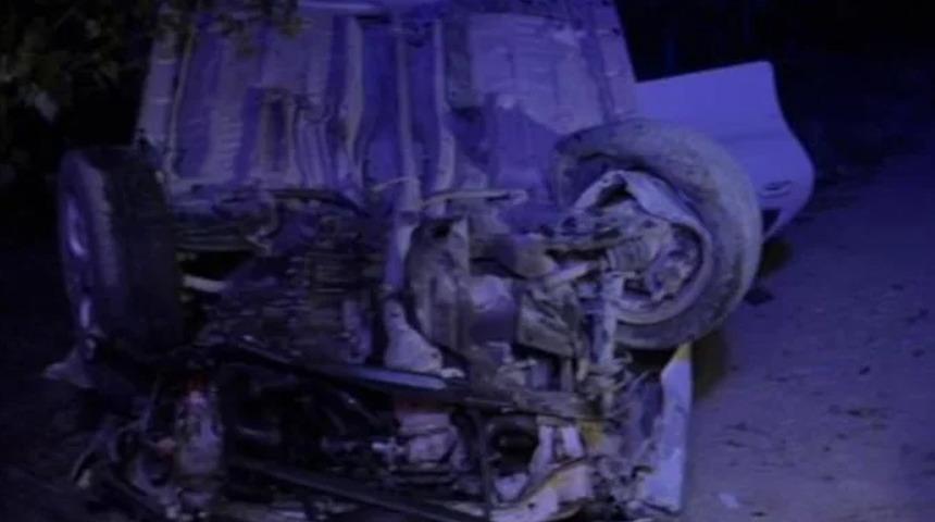 Tokat'ta şarampole devrilen otomobildeki 4 kişi yaralandı