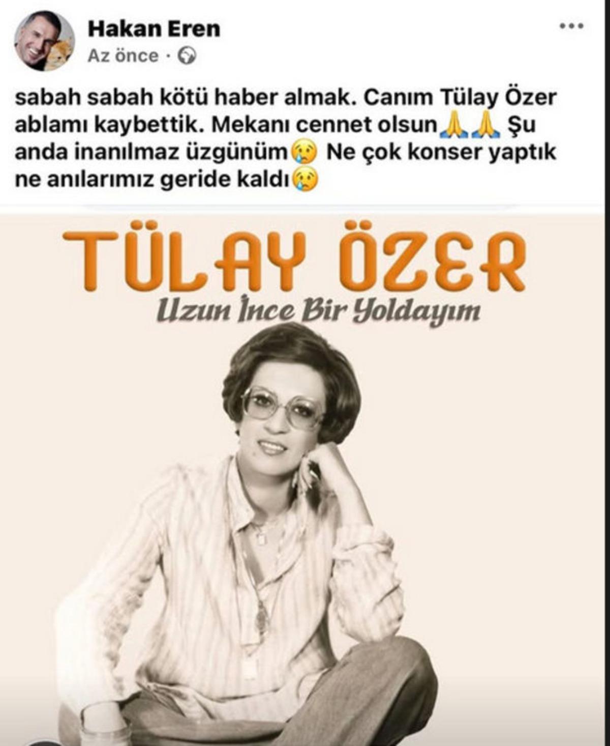 Zerrin &Ouml;zer in acı g&uuml;n&uuml;: T&uuml;lay &Ouml;zer hayatını kaybetti 2