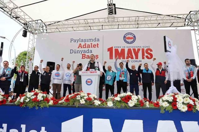 Memur-Sen, 1 Mayıs’ı Çorum’da kutladı 1