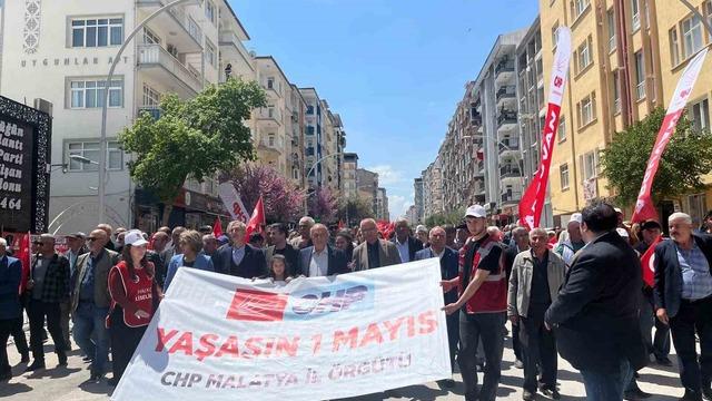Malatya’da 1 Mayıs kutlandı