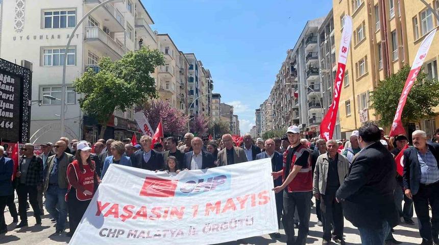 Malatya&rsquo;da 1 Mayıs kutlandı
